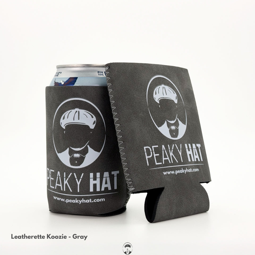 Peaky Hat Leatherette Koozie