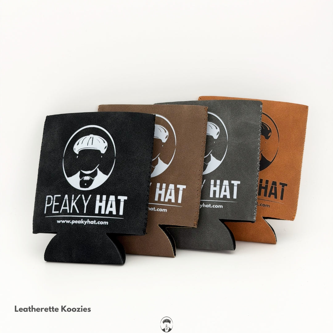 Peaky Hat Leatherette Koozie