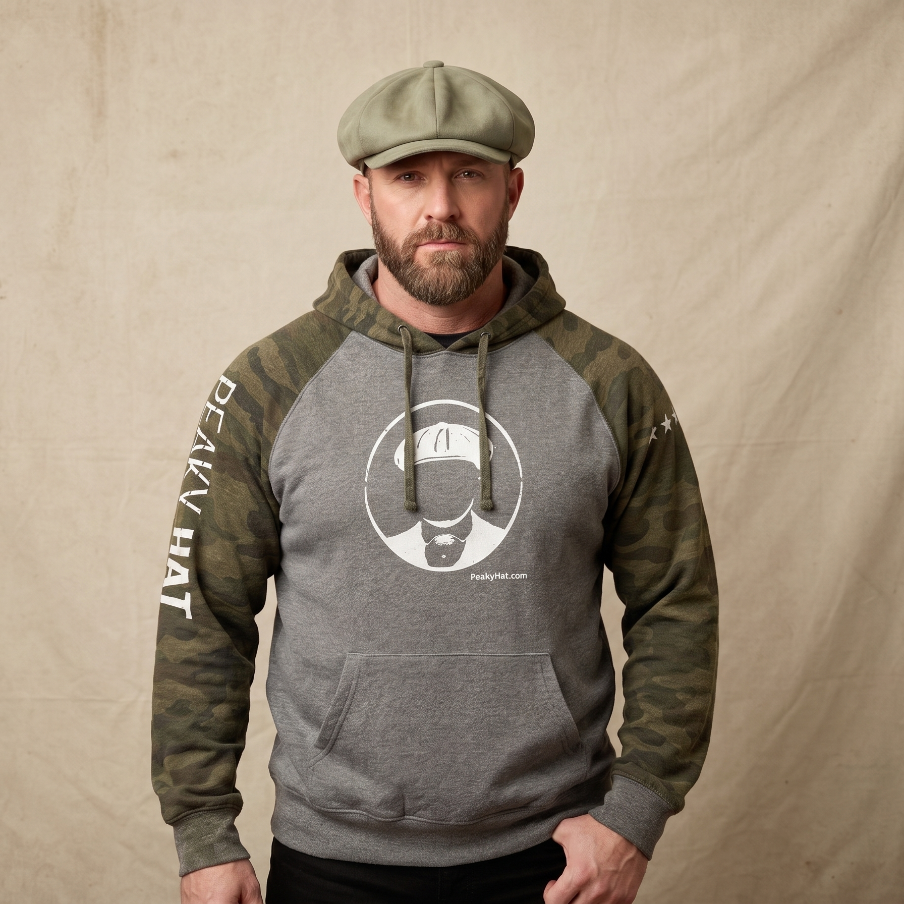 Peaky Silhouette Logo Hoodie