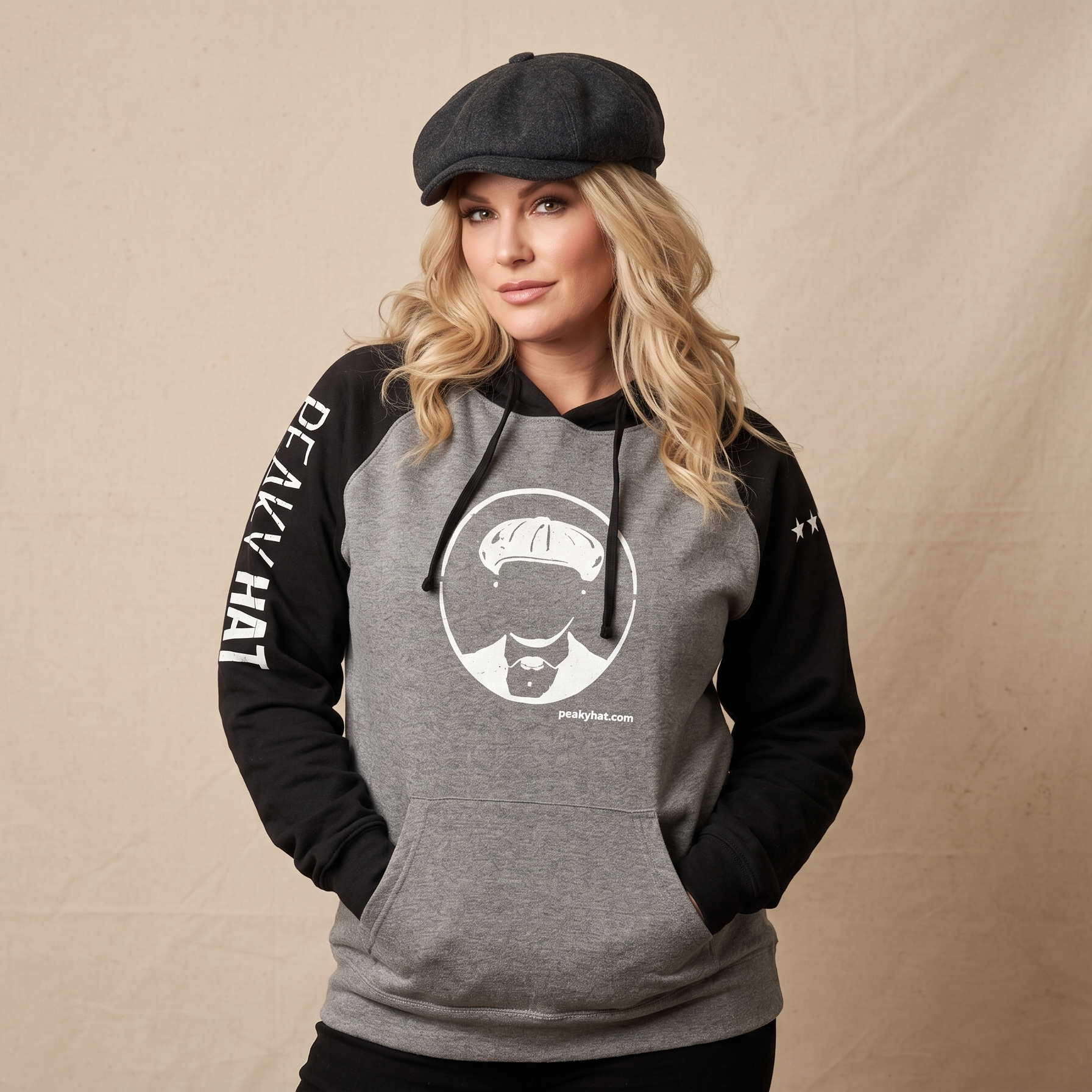 Peaky Silhouette Logo Hoodie
