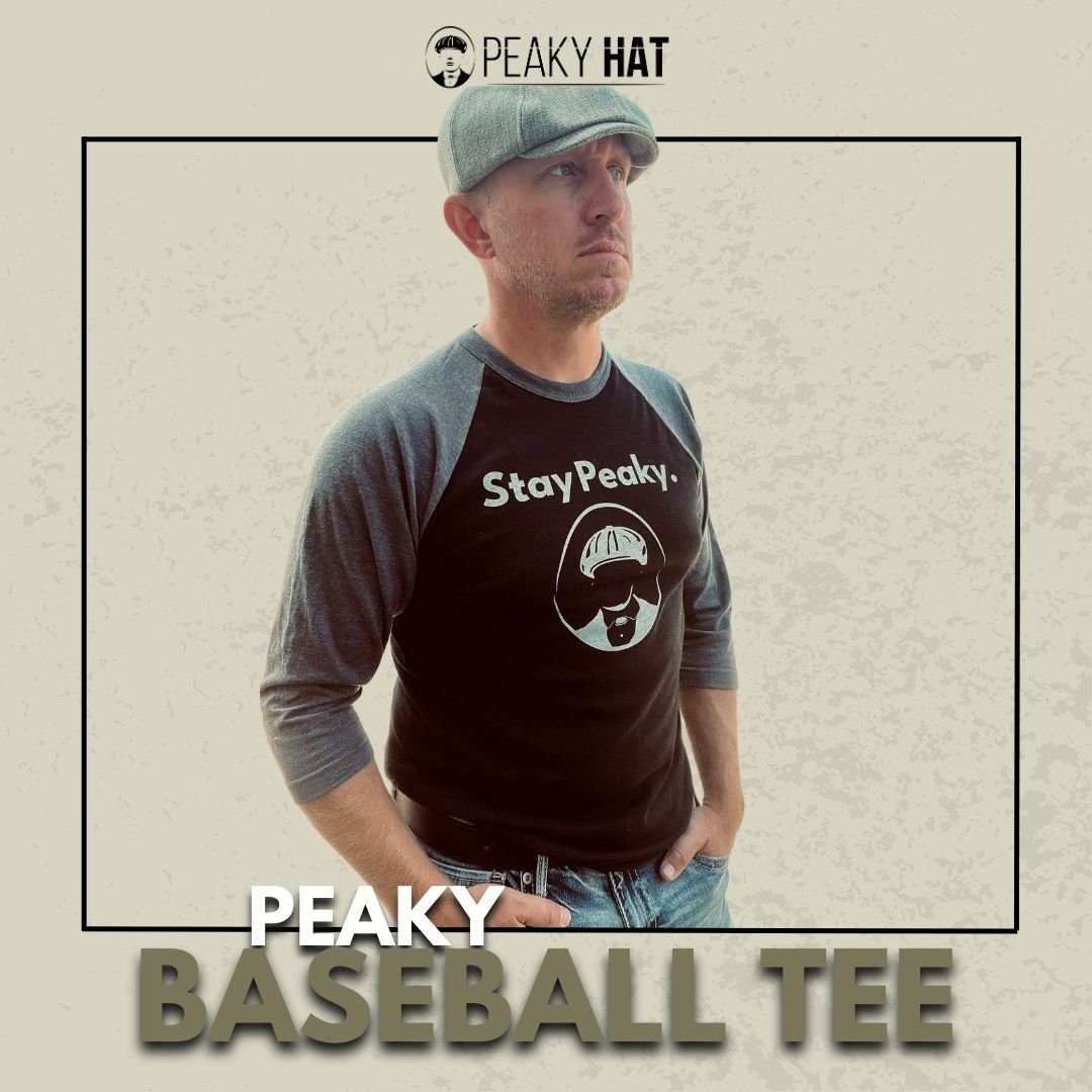 Peaky Hat Baseball Tee - Peaky Hat - Made by Peaky Hat - Small -