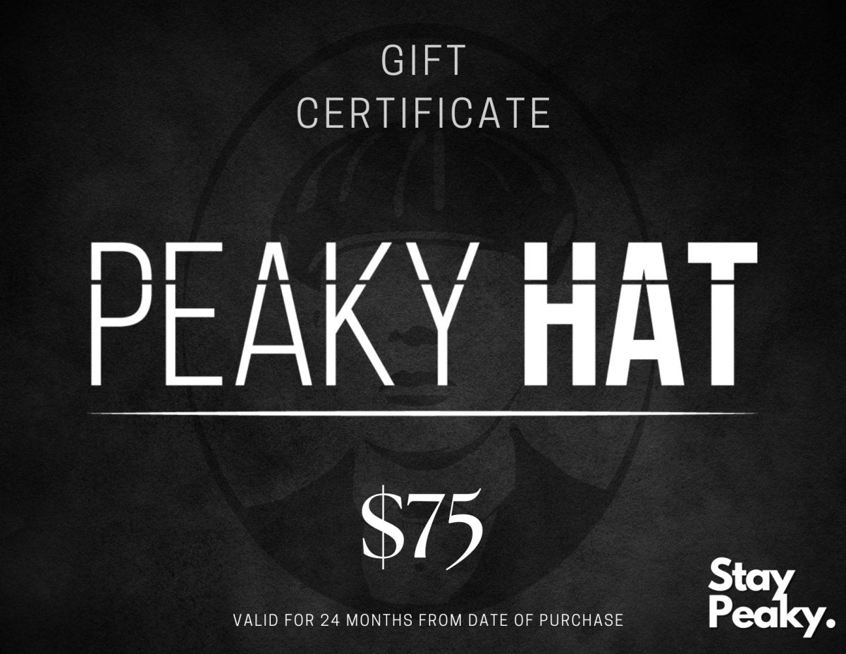 The Peaky Gift Card - Peaky Hat - Made by Peaky Hat - $75.00 Gift Card -