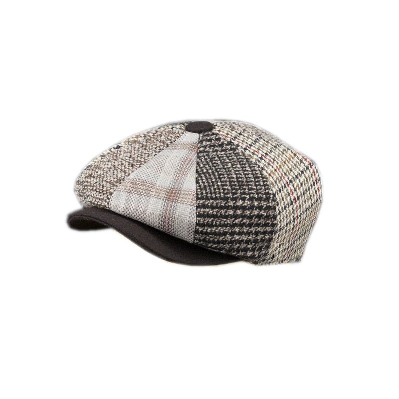The Peaky Vintage Spliced Octagon - Peaky Hat - Picked by Peaky Hat - Auburn -