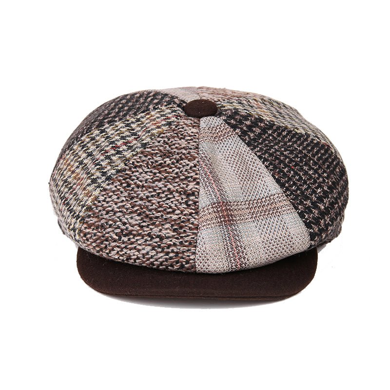 The Peaky Vintage Spliced Octagon - Peaky Hat - Picked by Peaky Hat - Black -