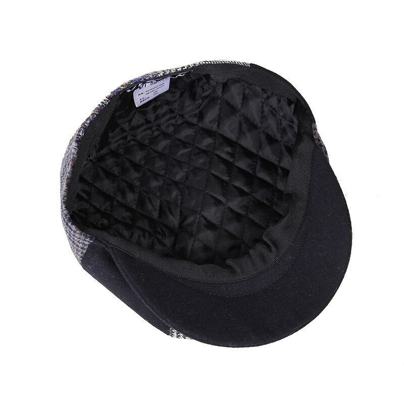 The Peaky Vintage Spliced Octagon - Peaky Hat - Picked by Peaky Hat - Black -