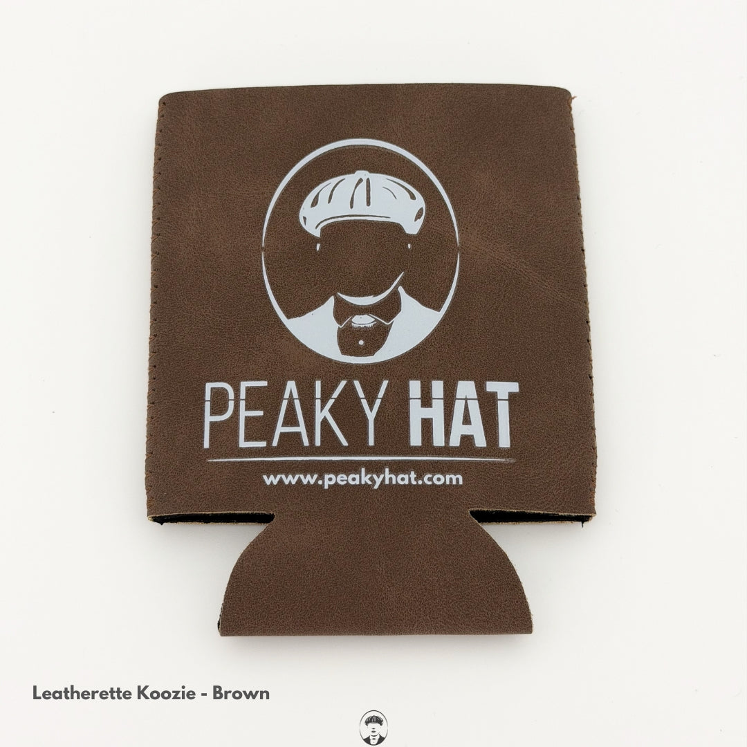 Peaky Hat Leatherette Koozie