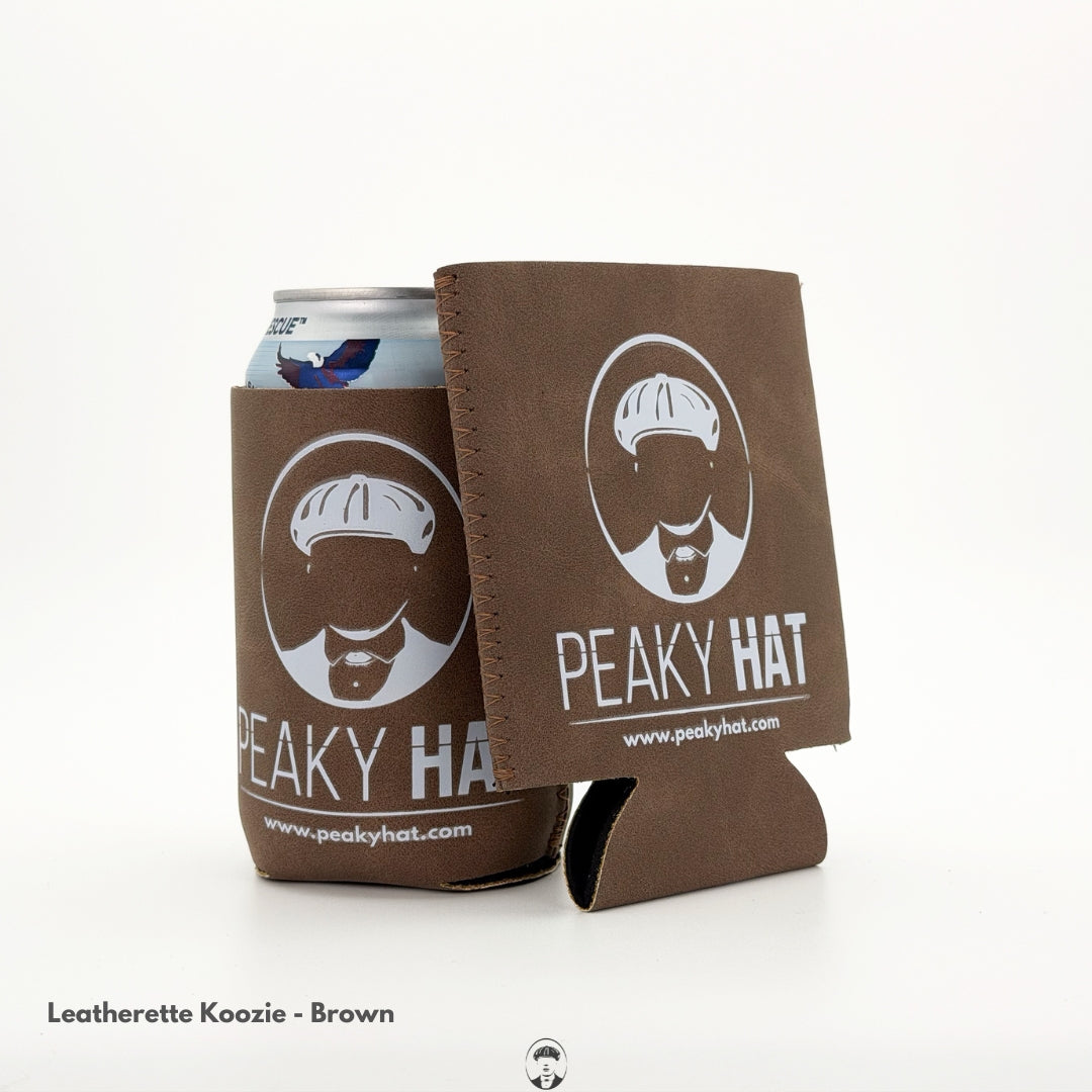 Peaky Hat Leatherette Koozie