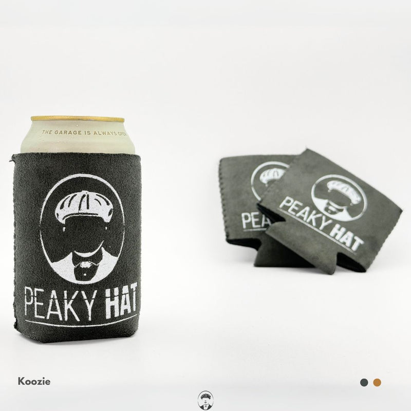 Peaky Hat Suede(ish) Koozie