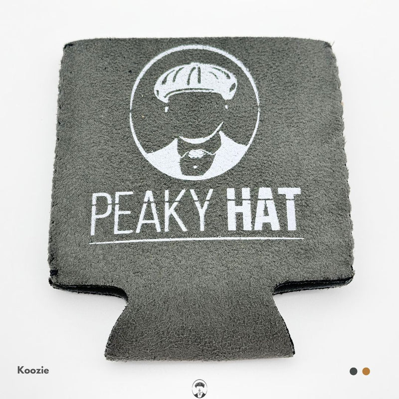 Peaky Hat Suede(ish) Koozie