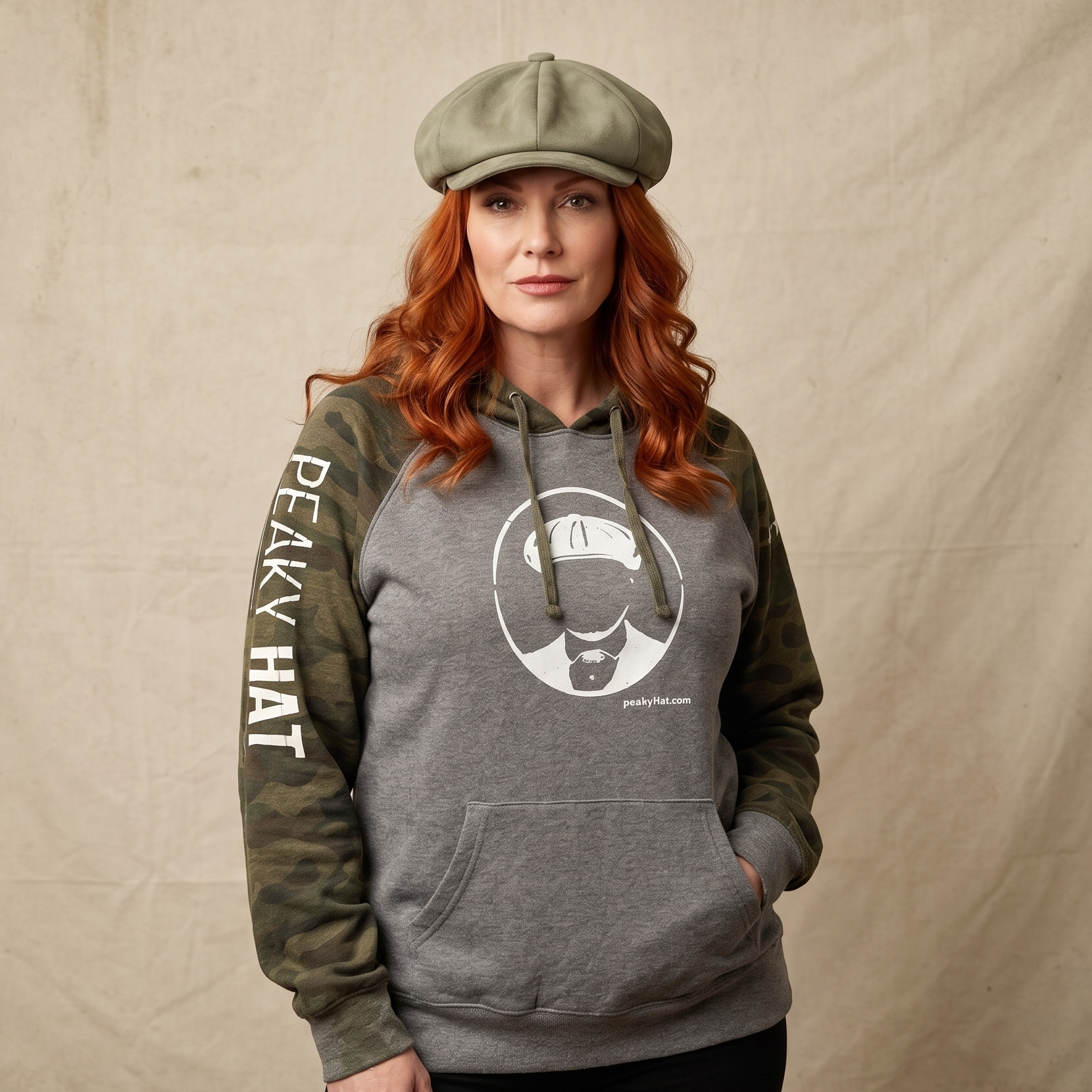 Peaky Silhouette Logo Hoodie
