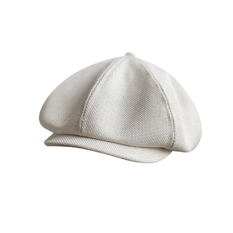The Peaky Cap - Ivory Mesh