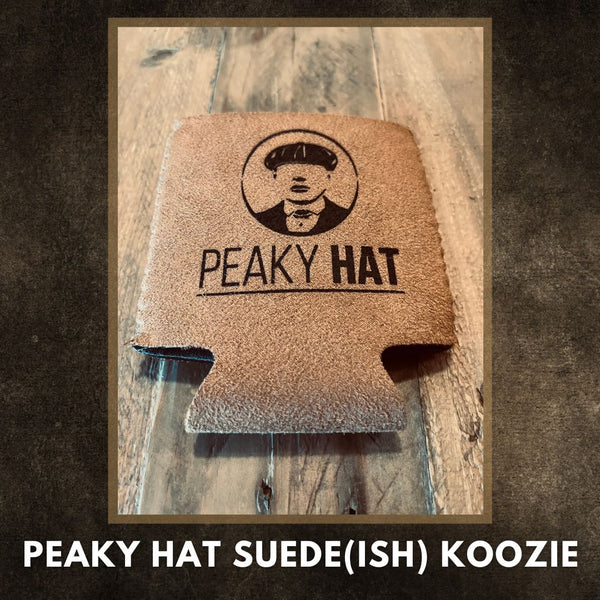 Peaky Hat Suede(ish) Koozie