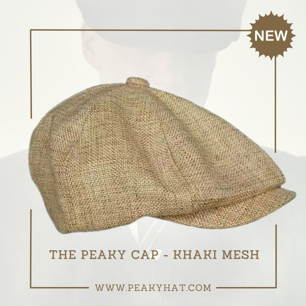The Peaky Cap - Khaki Mesh