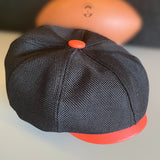 Peaky Colors - Peaky Hat - Made by Peaky Hat - Blue on Gray Fabric - 