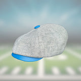 Peaky Colors - Peaky Hat - Made by Peaky Hat - Blue on Gray Fabric - 