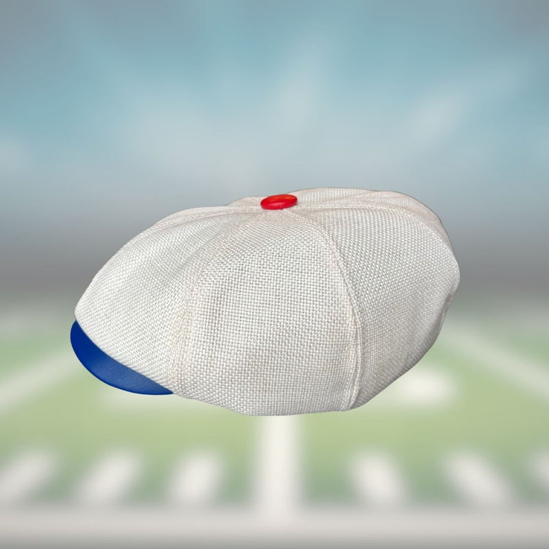 Peaky Colors - Peaky Hat - Made by Peaky Hat - Blue on Gray Fabric - 
