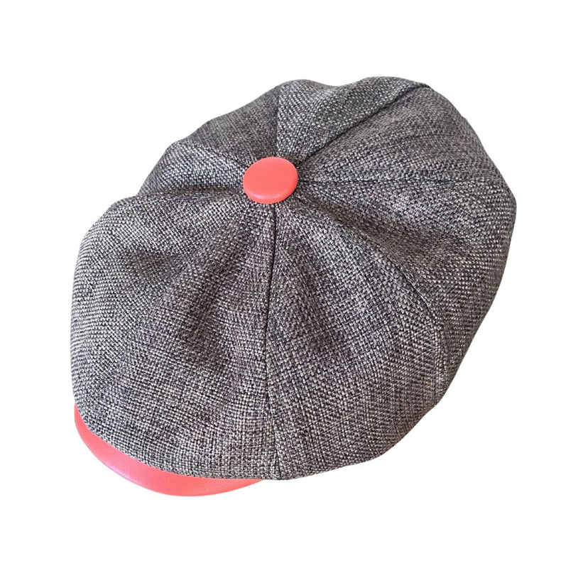 Peaky Colors - Peaky Hat - Made by Peaky Hat - Blue on Gray Fabric - 