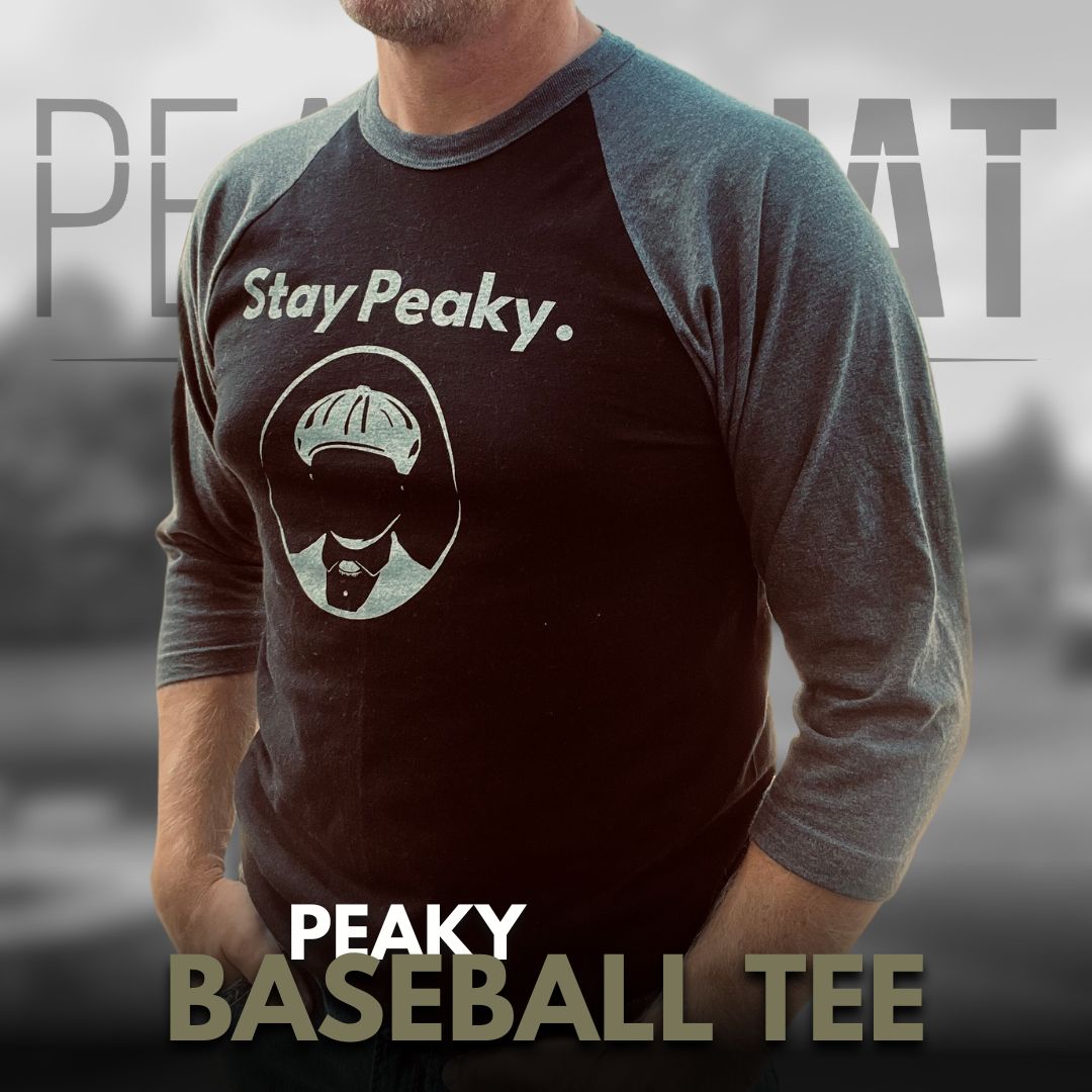 Peaky Hat Baseball Tee - Peaky Hat - Made by Peaky Hat - Small - 