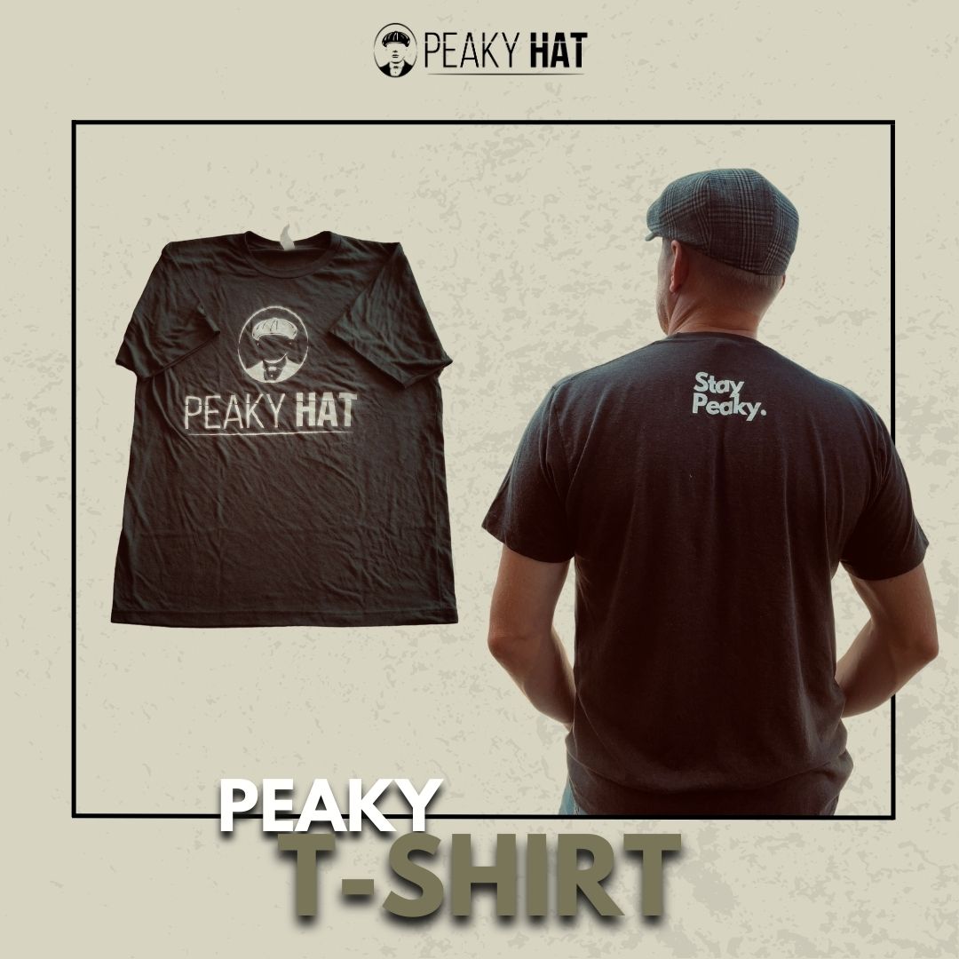 Peaky Hat T - Shirt - Peaky Hat - Made by Peaky Hat - Small - 