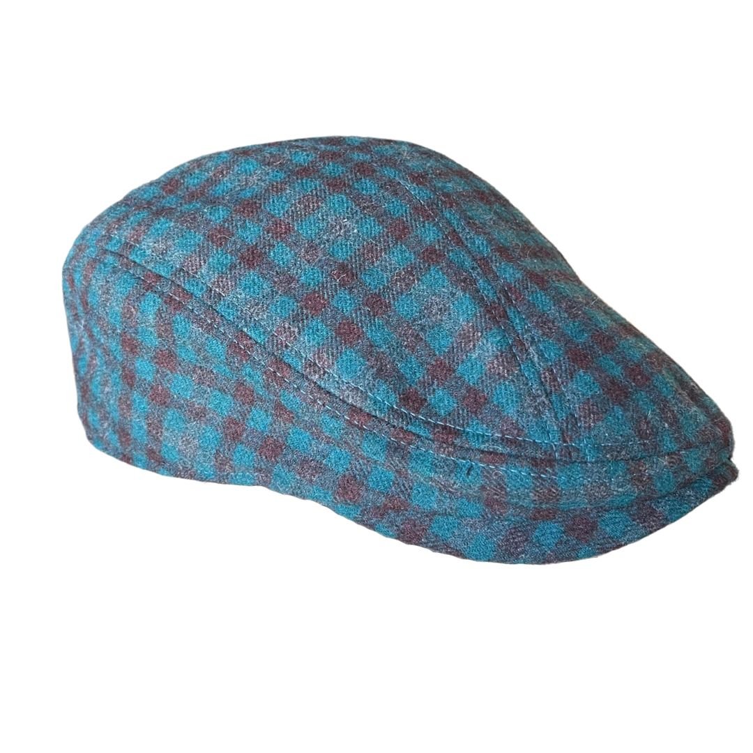 The Peaky Baker Boy - Peaky Hat - Made by Peaky Hat - Teal Gingham - 