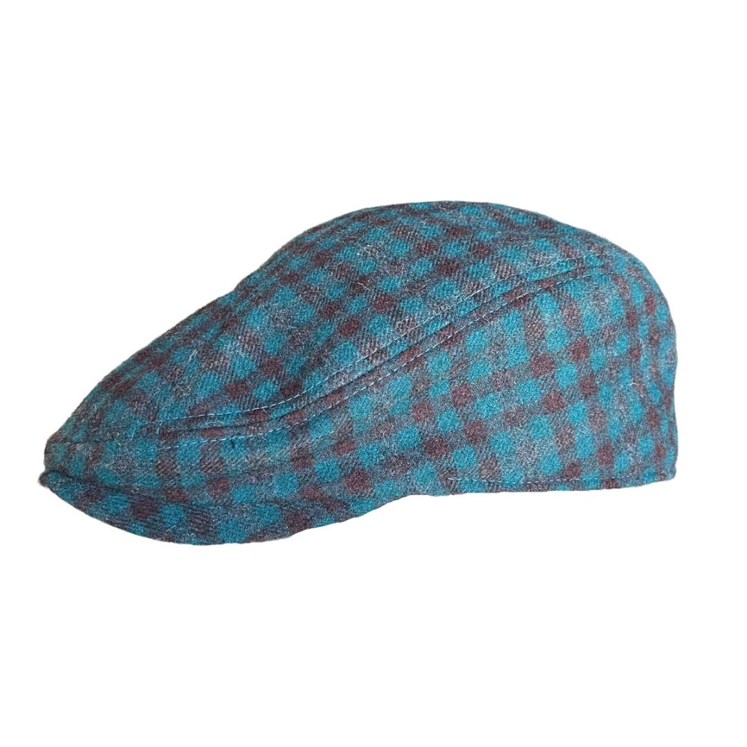 The Peaky Baker Boy - Peaky Hat - Made by Peaky Hat - Teal Gingham - 