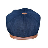 The Peaky Breezy - Peaky Hat - Made by Peaky Hat - Gray with Jet Black Leather - 