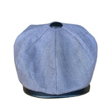 The Peaky Breezy - Peaky Hat - Made by Peaky Hat - Gray with Jet Black Leather - 