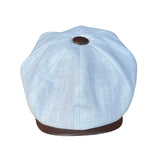 The Peaky Breezy - Peaky Hat - Made by Peaky Hat - Gray with Jet Black Leather - 