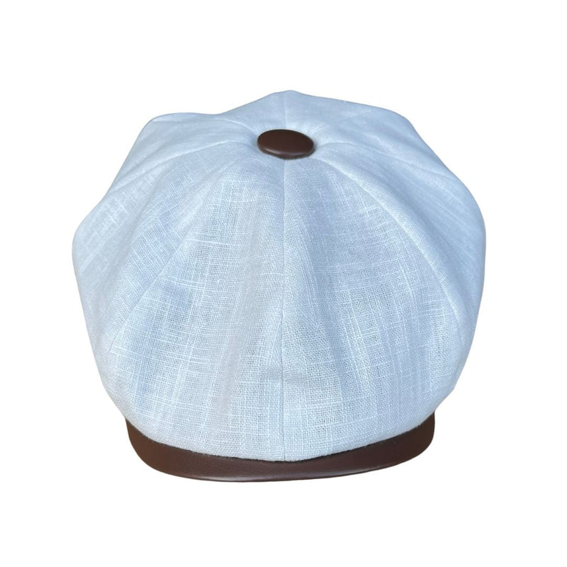 The Peaky Breezy - Peaky Hat - Made by Peaky Hat - Gray with Jet Black Leather - 