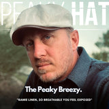 The Peaky Breezy - Peaky Hat - Made by Peaky Hat - Gray with Jet Black Leather - 