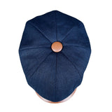 The Peaky Breezy - Peaky Hat - Made by Peaky Hat - Gray with Jet Black Leather - 