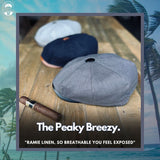 The Peaky Breezy - Peaky Hat - Made by Peaky Hat - Gray with Jet Black Leather - 