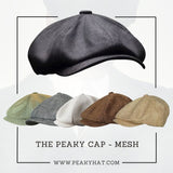 The Peaky Cap - Peaky Hat - Made by Peaky Hat - Black Mesh - 