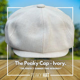 The Peaky Cap - Peaky Hat - Made by Peaky Hat - Ivory Mesh - 