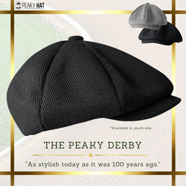 The Peaky Derby - Peaky Hat - Made by Peaky Hat - Black - 