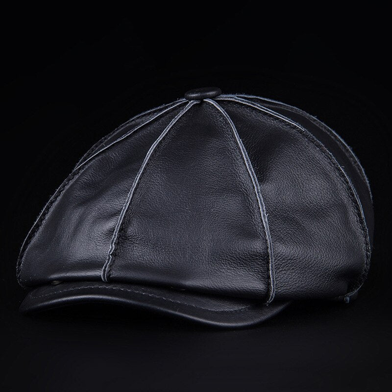 The Peaky Leather Captain - Peaky Hat - Picked by Peaky Hat - Black - 
