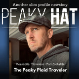 The Peaky Plaid Traveler - Peaky Hat - Made by Peaky Hat - S 56 - 57CM - 