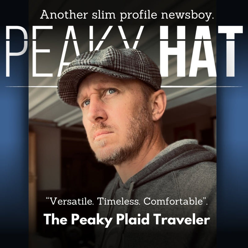 The Peaky Plaid Traveler - Peaky Hat - Made by Peaky Hat - S 56 - 57CM - 
