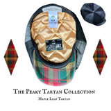 The Peaky Tartan Collection - Gray Highlander - Peaky Hat - Made by Peaky Hat - with Maple Leaf Tartan - 
