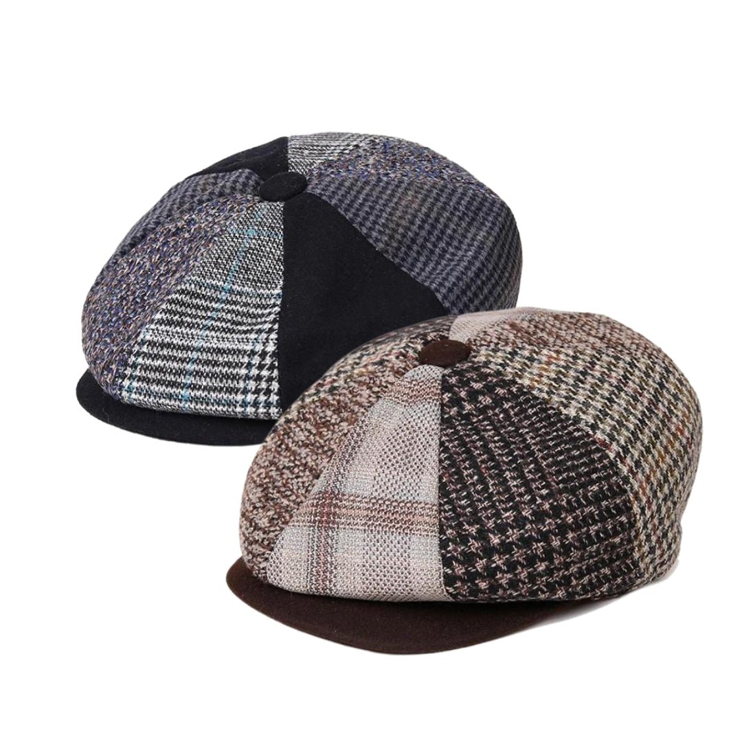 The Peaky Vintage Spliced Octagon - Peaky Hat - Picked by Peaky Hat - Black - 