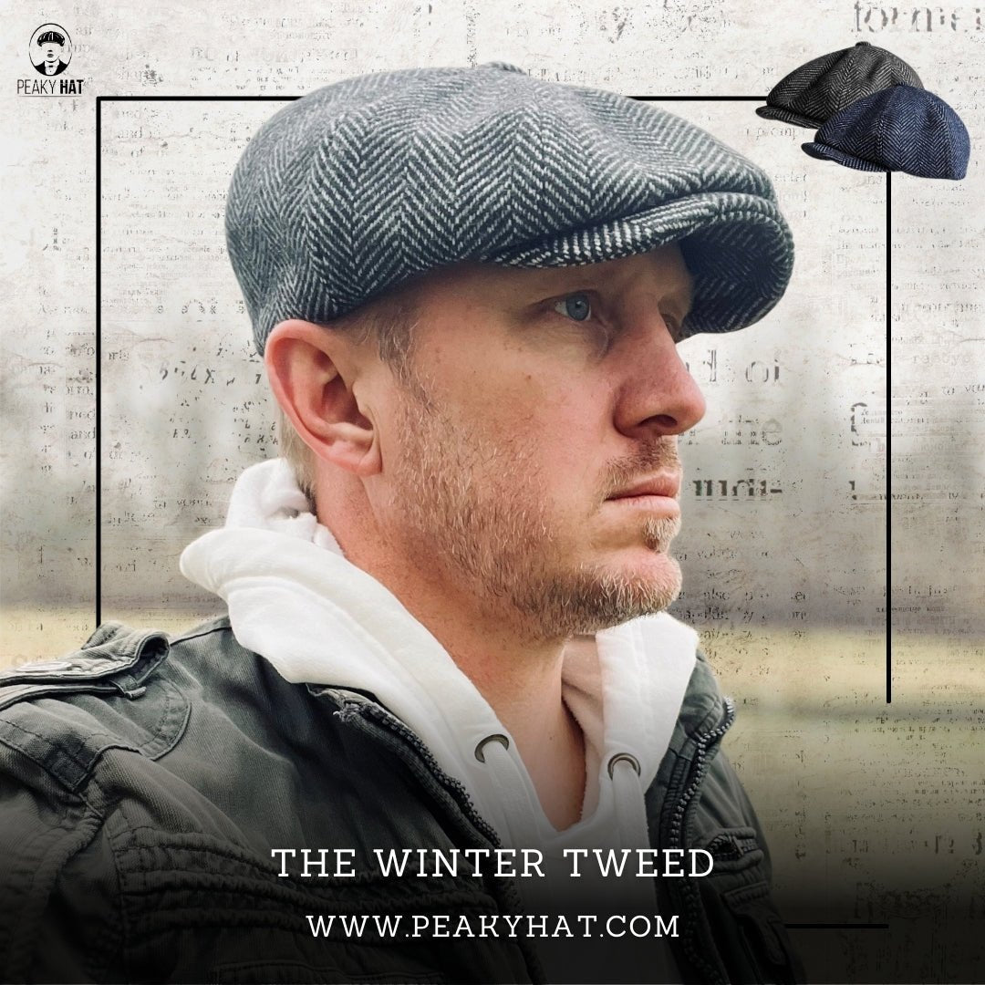 The Peaky Winter Tweed - Peaky Hat - Made by Peaky Hat - Blue - 