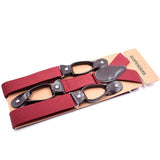 Vintage Suspenders - Peaky Hat - Picked by Peaky Hat - Burgundy - 