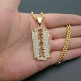The Peaky Secret Blade Necklace