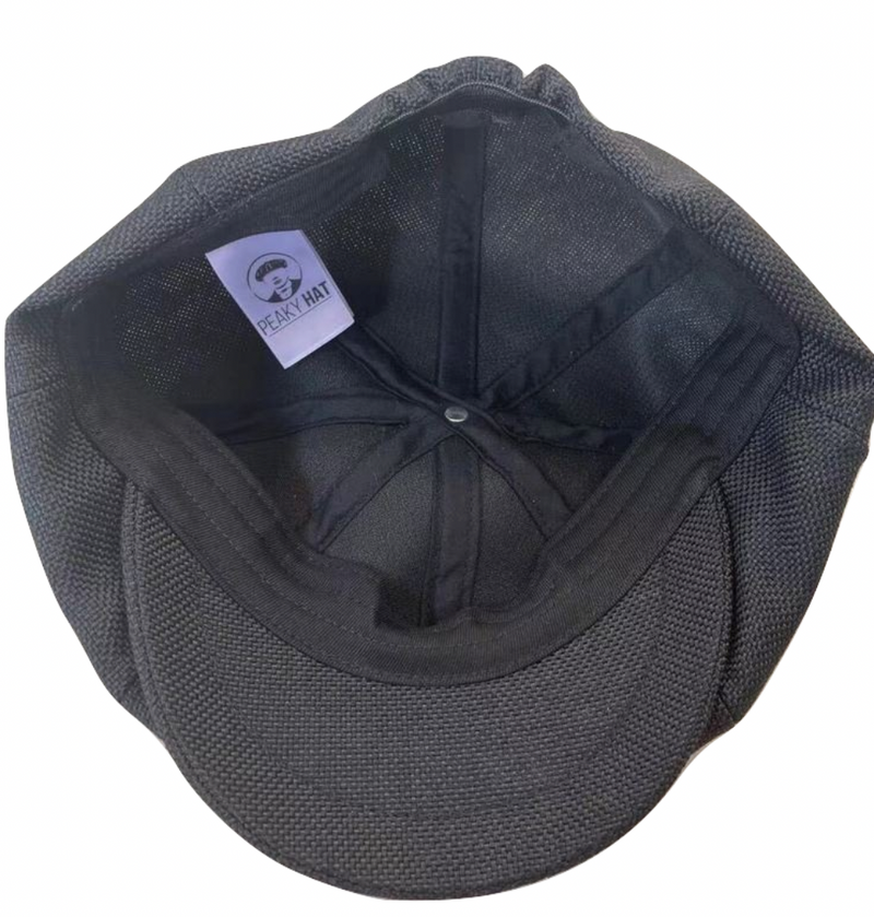 The Peaky Cap - Black Mesh