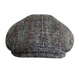 The Peaky Gatsby Flat Cap - Gray Plaid