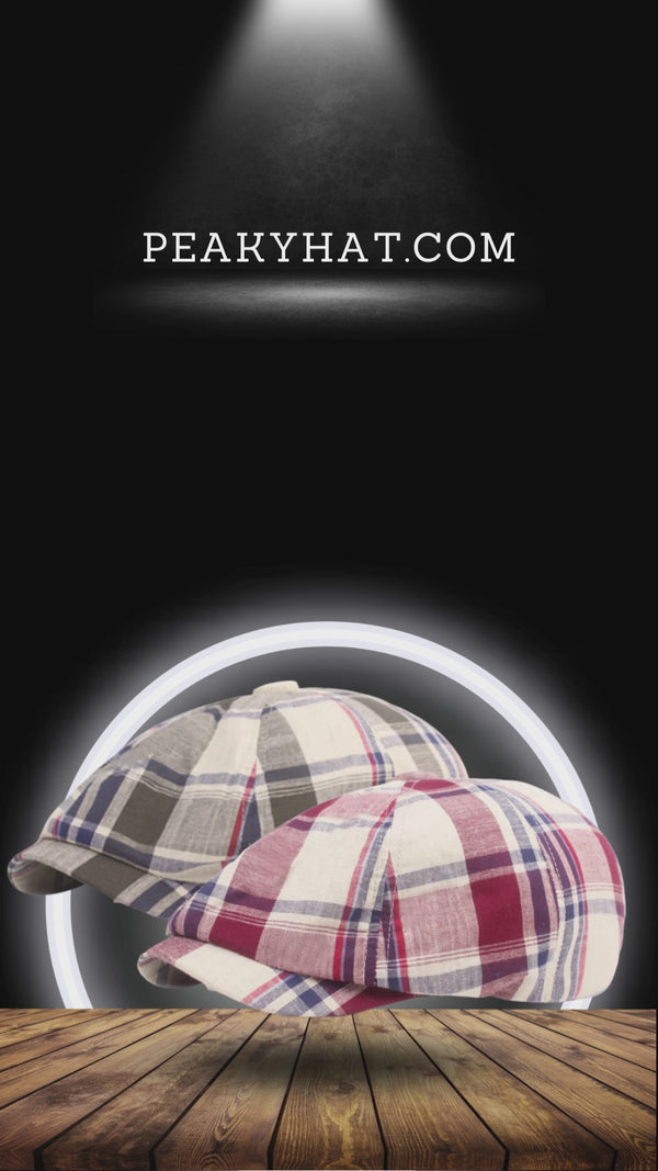 The Peaky Plaid Beret