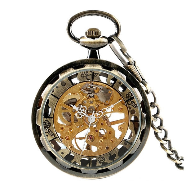 Vintage Gear Pocket Watch