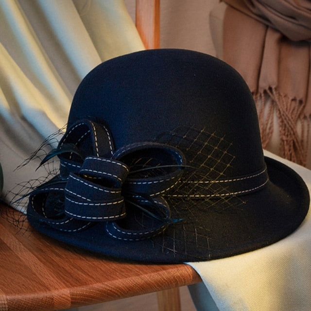 Lizzie Private Collection The wool felt beret